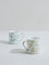 Westside Home Multicolor Floral Large Pipe Mug (Set of 2)