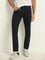 WES Casuals Black Slim Fit Mid Rise Jeans