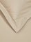 Westside Home Taupe Single Bed Flat Sheet and Pillowcase Set