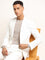 WES Formals Off-White Slim-Fit Blazer