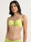 Wunderlove Lime Lace Design Padded Wired Bra