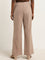 Wardrobe Dark Beige High-Rise Trousers