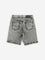 HOP Kids Charcoal Washed Mid Rise Shorts