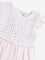 HOP Kids Pink Crochet Design A-line Dress