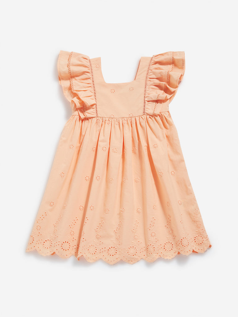 HOP Kids Peach Empire Dress