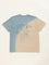 Y&F Kids Blue Tie-Dye Printed T-Shirt