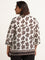 Gia White Printed Blouse