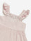 HOP Baby Light Pink Floral Design Tiered Dress