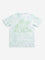 Y&F Kids Blue Tie-Dye Printed T-Shirt