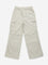 Y&F Kids Beige Cargo-Style Mid-Rise Trousers