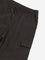 Y&F Kids Brown Cargo-Style Mid-Rise Trousers