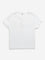 Y&F Kids White Ribbed T-Shirt