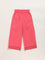 Utsa Kids Coral Crochet High-Rise Cotton Palazzos (8 -14yrs)