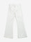 Y&F Kids White Mid Rise Flared Fit Jeans