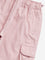 Y&F Kids Pink Cargo-Style Mid-Rise Joggers