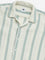 Y&F Kids Off-White Striped Cotton Shirt