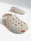 Yellow Beige Space Applique Clogs