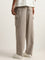 Nuon Taupe Relaxed Fit High - Rise Jeans