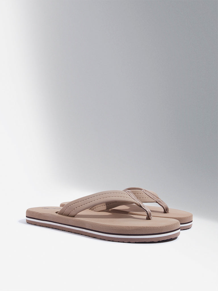 SOLEPLAY Beige Comfort Flip-Flop