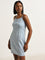 Nuon Light Blue Denim Bodycon Dress