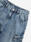 Y&F Kids Blue Straight - Fit Mid - Rise Jeans