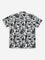 Y&F Kids Black Abstract Printed Resort-Fit Shirt