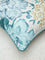 Westside Home Aqua Floral Printed Cushion Cover