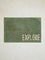 Westside Home Dark Green Text Design Bathmat