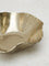 Westside Home Gold Ridged Large Metal Bowl