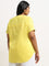 Gia Yellow Solid Cotton Top