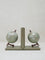 Westside Home Green Globe Bookend with Wooden Base