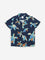 HOP Kids Navy Turtle Printed Shirt