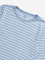 Y&F Kids Blue Stripe Printed T-Shirt