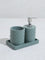 Westside Home Green Shell Textured Bathroom Accessory Set