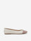 LUNA BLU Ivory Colour-Blocked Ballerina