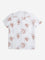 Y&F Kids White Floral Printed Resort-Fit Shirt