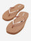 LUNA BLU Brown Solid Flip-Flop