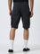 Nuon Charcoal Mid-Rise Relaxed-Fit Cotton Shorts