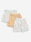 HOP Kids Orange Fruit Printed Cotton Bloomers - Pack of 3