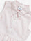 HOP Kids Pink Embroidered Cotton Tiered Shirt Dress