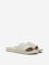 SOLEPLAY Beige Knit-Textured Slides