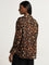 Wardrobe Brown Animal Print Shirt