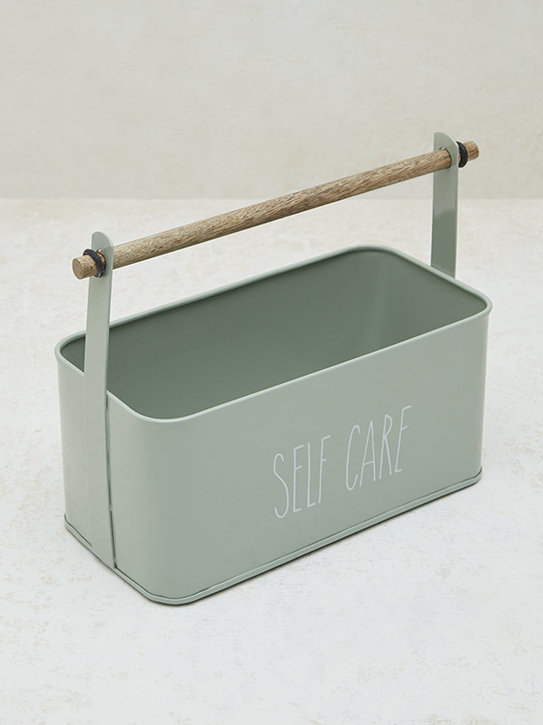 Westside Home Mint Text Design Caddy