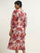 Wardrobe Multicolour Floral Printed A-Line Dress