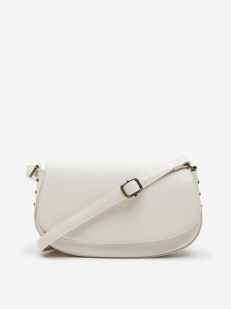 Westside Accessories Off-White Crossbody Bag