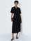 LOV Black Shirt Dress with Belt