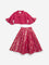 Utsa Kids Magenta Floral Printed Choli and Ghagra Set (2-8 years)