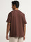 Studiofit Dark Brown Slim-Fit Cotton T-Shirt