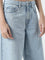 Nuon Light Blue Straight - Fit Mid - Rise Jeans