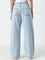 Nuon Light Blue Straight - Fit Mid - Rise Jeans